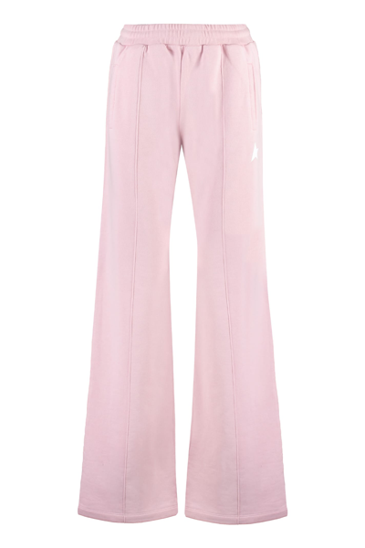 Golden Goose Cotton Trousers In Pink