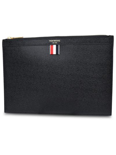 Thom Browne Small Document Holder In Blue