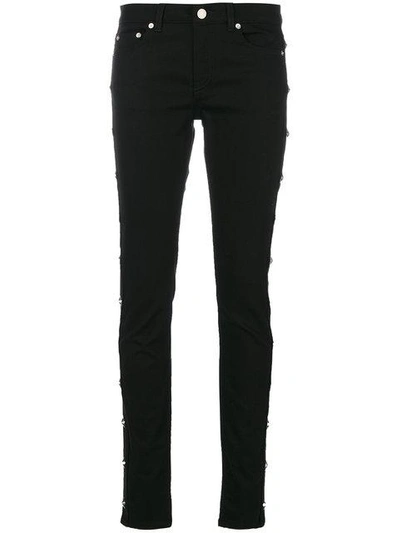 Givenchy Star Studded Skinny Jeans In Black