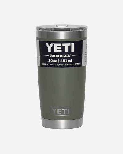 Yeti Rambler Tumbler Camp In Green