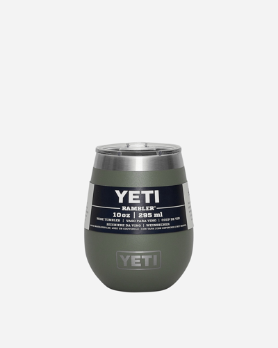 Yeti Rambler Wine Tumbler Camp In Green