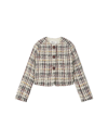 Bonpoint Button-up Tweed Jacket In Multicolore