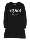 MSGM SWEATSHIRT MODEL DRESS WITH PRINT