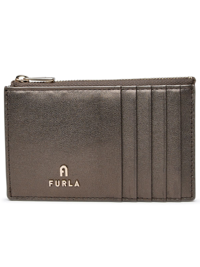 Furla Gold Leather Cardholder