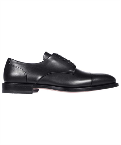 Ferragamo Salvatore  Leather Oxford In Black