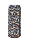 Prada Geometric-print Midi Skirt In Celestetabacc