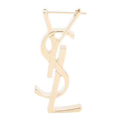 Saint Laurent Cassandre Single Earring In Gold