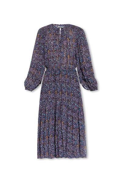 Isabel Marant Étoile Floral Printed Midi Dress In Multi