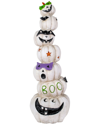 National Tree Company 47in Stacked White Halloween Jack-o-lanterns In White