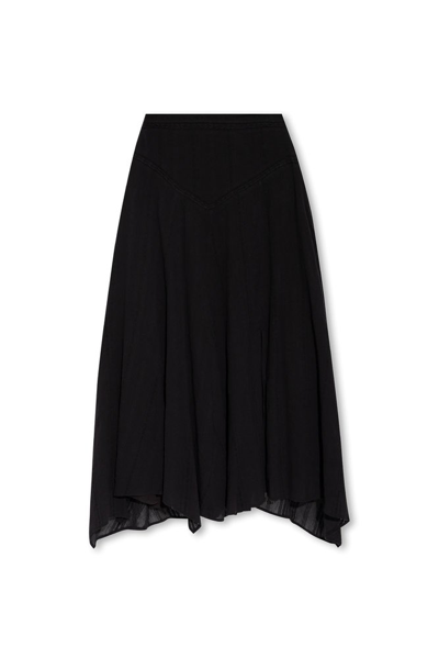 Isabel Marant Étoile Marant Etoile Aline Midi Skirt In Black