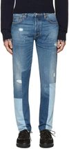 VALENTINO Blue Patchwork 003 Jeans