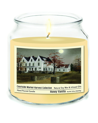Courtside Market Wall Decor Courtside Market Halloween Collection Harvest Country House With Moon Honey Vanilla Soy Wax Candle In Multi