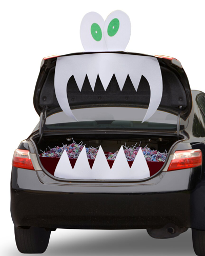 National Tree Company Tricky Trunks Halloween Car Kit 14in In White