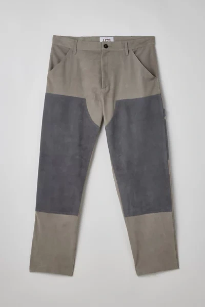 Lc23 Work Double Knee Trousers In Grey Multi