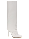 Attico Sienna Leather Knee-high Boots In White
