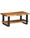 ALATERRE ALATERRE ALPINE NATURAL LIVE EDGE WOOD COFFEE TABLE
