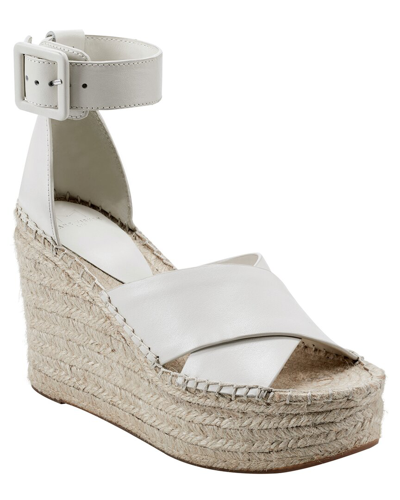Marc Fisher Ltd Able Platform Wedge Sandal In Ivory
