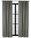 Thermalogic Galati Room-darkening Dual Header 52x108 Curtain Panel In Charcoal