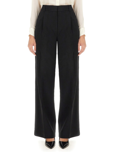 Michael Michael Kors Wide Leg Pants In Black