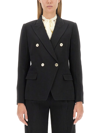 Michael Michael Kors Michael Kors Double-breasted Jacket In Black