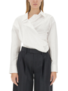 Alexander Wang Women Draped Shirt In White