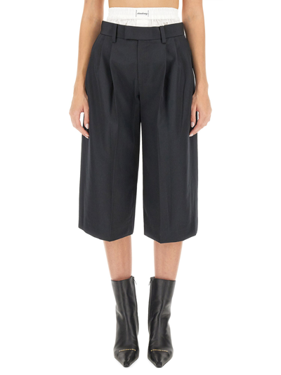 Alexander Wang Tailored Culottes In Black