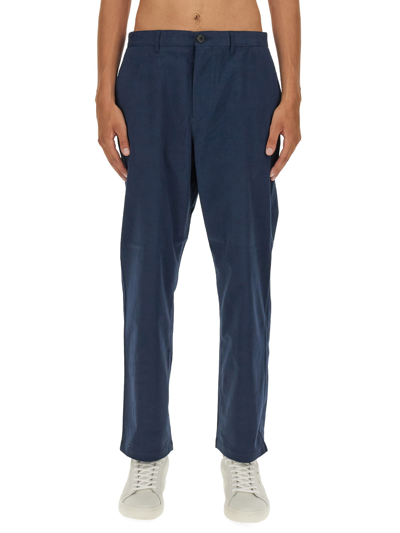 Ps By Paul Smith Loose Fit Pants In Blue