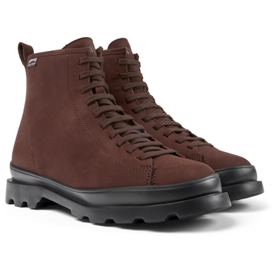 Camper Ankle Boots For Women In Burgundy