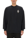 Marcelo Burlon County Of Milan Marcelo Burlon Optical Cross Sweatshirt In Nero