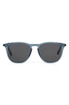 Diff Maxwell 51mm Gradient Polarized Round Sunglasses In Grey
