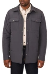Rainforest Outdoor Quilted Water Resistant Stretch Jacket In Charcoal