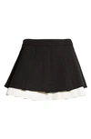 Shushu-tong Fully-pleated Low-rise Skirt In Black