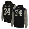 MITCHELL & NESS MITCHELL & NESS BO JACKSON BLACK LAS VEGAS RAIDERS RETIRED PLAYER NAME & NUMBER PULLOVER HOODIE