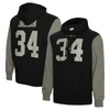 Mitchell & Ness Men's  Bo Jackson Black Las Vegas Raiders Retired Player Name And Number Pullover Hoo In Black