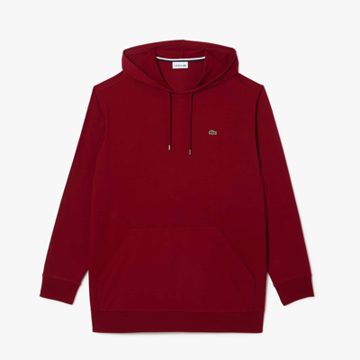 Lacoste Men's Big Fit Hooded T-shirt - Xl Big In Red
