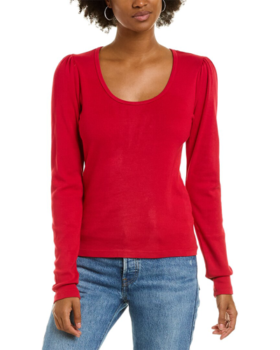 Michael Stars Jewel Top In Red