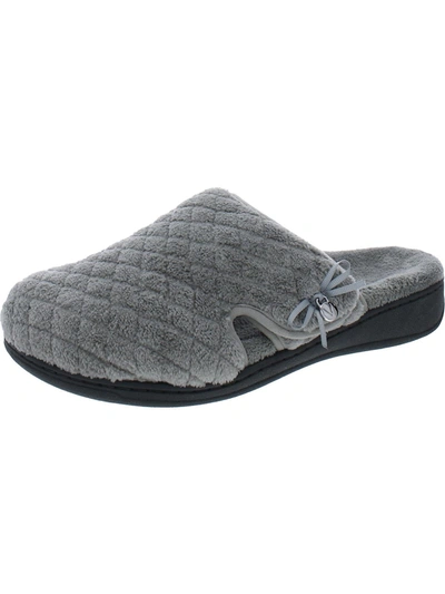 Vionic Adilyn Womens Terry Quilted Clog Slippers In Multi