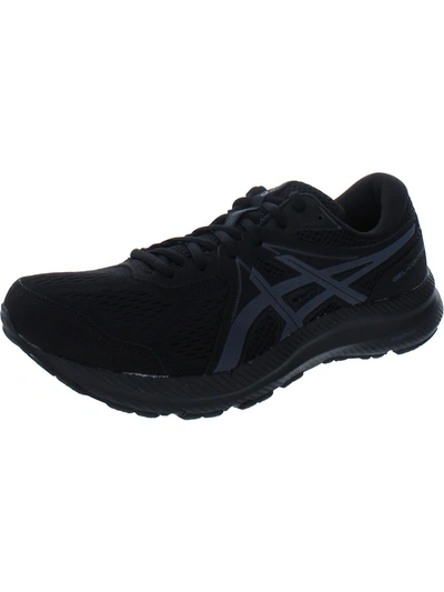 Asics Gel Contend 7 Mens Fitness Running Athletic And Training Shoes In Multi