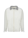 Golden Goose Zipped Track Sweateshirt In Papyrus/cristal