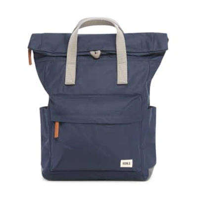 Roka Back Pack Canfield B Design Medium Size Made From Sustainable Nylon In Midnight
