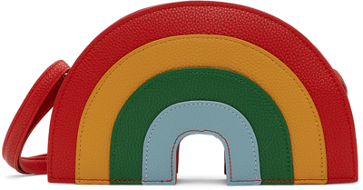 Molo Kids' Rainbow-shaped Shoulder Bag In Red