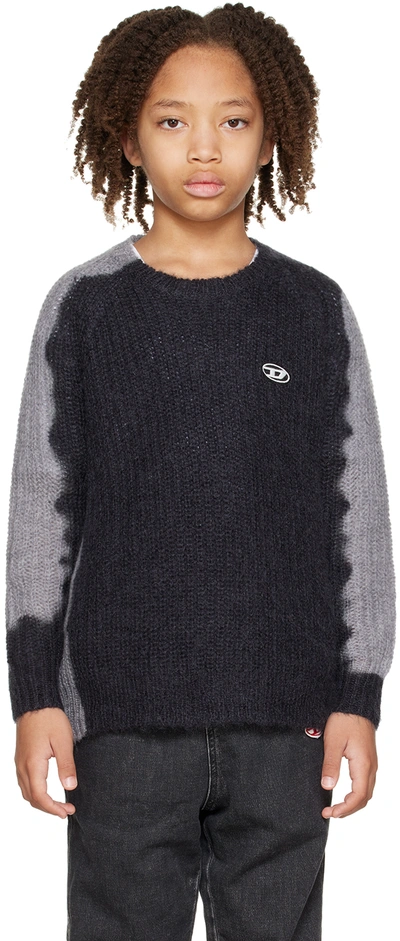 Diesel Kids Gray Kosimo Over Sweater In K900