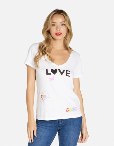 Lauren Moshi Cruz #1 Love Rainbow Lip In White
