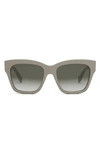 CELINE TRIOMPHE 55MM ROUND SUNGLASSES