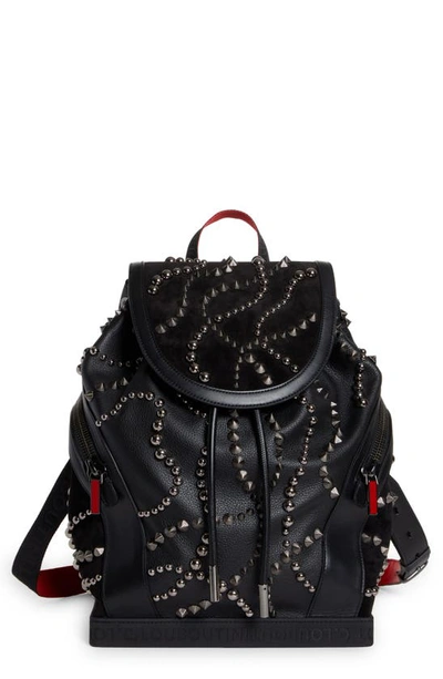 Christian Louboutin Explorafunk Empire Backpack In Black