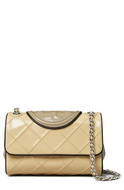 Tory Burch Women's Small Fleming Soft Colorblocked Leather Convertible Shoulder Bag In Vanilla Soft Serve