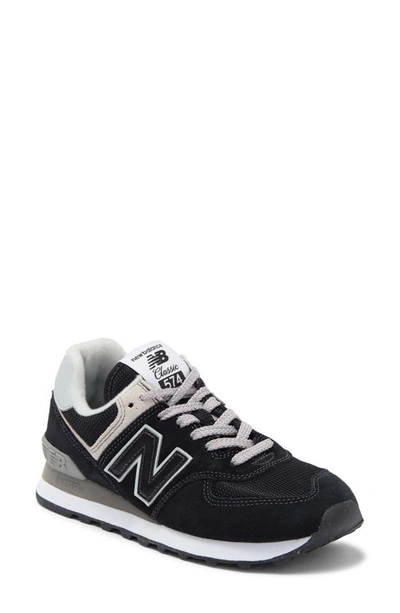 New Balance Women's 574 V3 Low Top Sneakers In Black