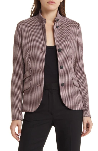 Rag & Bone Slade Plaid Slim Fit Blazer In Pink Plaid