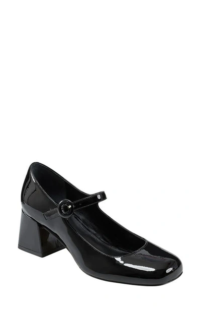 Marc Fisher Ltd Nessily Patent Mary Jane Pumps In Black