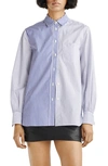 Rag & Bone Maxine Patch-pocket Regular-fit Cotton Shirt In Blue